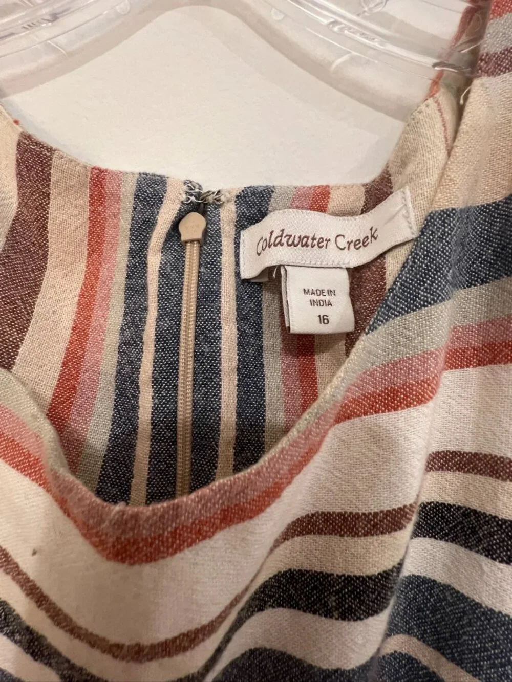 Coldwater Creek Dress Women Size 16 Multicolor